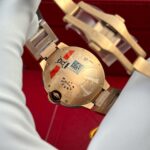 Cartier Ballon Bleu Rose Gold Replica Watches Men-s White Dial AF Factory 42mm - Image 7