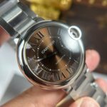 Cartier Ballon Bleu Best Copies Watch Brown Dial Metal Wire AF Factory 40mm - Image 4