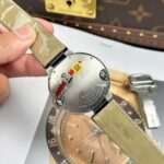 Cartier Ballon Bleu Replica 11 Watch White Dial Leather Strap AF Factory 40mm - Image 10