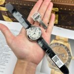 Cartier Ballon Bleu Replica 11 Watch White Dial Leather Strap AF Factory 40mm