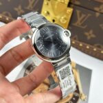 Cartier Ballon Bleu Replica Watch Gray Dial Metal Wire AF Factory 40mm - Image 3