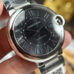 Cartier Ballon Bleu Replica Watch Gray Dial Metal Wire AF Factory 40mm - Image 5