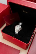 Cartier Ballon Bleu W6920046 Replica Watch White Dial Metal Wire AF Factory 36mm - Image 3