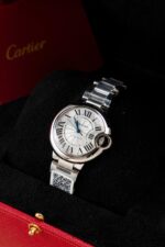 Cartier Ballon Bleu W6920046 Replica Watch White Dial Metal Wire AF Factory 36mm - Image 4