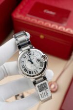 Cartier Ballon Bleu W6920046 Replica Watch White Dial Metal Wire AF Factory 36mm - Image 5