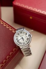 Cartier Ballon Bleu WE9009Z3 White Dial Replica Watch Bezel Diamond Moissanite AF Factory 42mm - Image 3