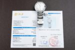 Cartier Ballon Bleu WE9009Z3 White Dial Replica Watch Bezel Diamond Moissanite AF Factory 42mm - Image 2
