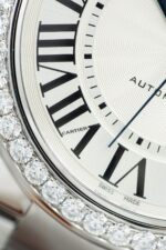 Cartier Ballon Bleu WE9009Z3 White Dial Replica Watch Bezel Diamond Moissanite AF Factory 42mm - Image 10