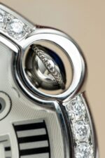 Cartier Ballon Bleu WE9009Z3 White Dial Replica Watch Bezel Diamond Moissanite AF Factory 42mm - Image 14