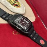 Cartier Replica Watch Santos WSSA0039 Black Rubber Strap BV Factory 39.8mm - Image 6