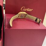Cartier Replica Watch Santos WHSA0031 Quartz Leather Strap 31x43mm - Image 7