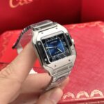 Cartier Replica Watch Santos WSSA0063 Blue Dial BV Factory 35mm - Image 3