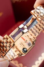 Cartier Panthere W2PN0007 White Dial Fake Watch Rose Gold 27x37mm - Image 8