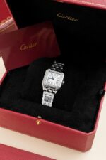 Cartier Panthere W2PN0007 Replica Watch White Dial Metal Wire 27x37mm - Image 3