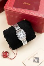 Cartier Panthere W2PN0007 Replica Watch White Dial Metal Wire 27x37mm - Image 2