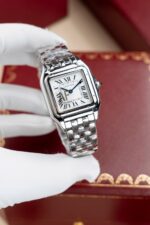 Cartier Clone Watch Panthere WGPN0007 Women White Dial 27x37mm