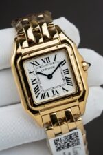 Cartier Panthere WGPN0009 Fake Watch White Dial Metal Wire 27x37mm - Image 5