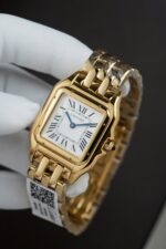 Cartier Panthere WGPN0009 Fake Watch White Dial Metal Wire 27x37mm - Image 3