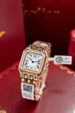Cartier Panthere WJPN0009 Rose Gold Replica Watches Bezel Diamonds Moissanite 27x37mm - Image 3
