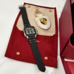 Cartier Replica Watches Santos Black Dial Roman Numeral Pile BV Factory 39.8mm - Image 5