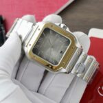 Cartier Santos CRW2SA0030 Replica Watch Gray Dial BV Factory 39.8mm - Image 4
