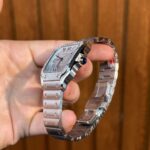 Cartier Replica Watch Santos Custom Moissanite Diamonds Hong Kong 39.8mm - Image 5