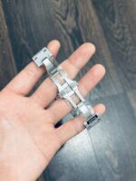 Cartier Santos Replica Watch Full CZ Metal Wire 39.8mm - Image 7