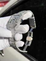 Cartier Santos Replica Watch Full Diamond Moissanite Hong Kong 39.8mm - Image 5