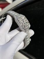 Cartier Santos Replica Watch Full Diamond Moissanite Hong Kong 39.8mm - Image 6