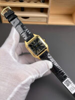 Cartier Santos-Dumont WGSA0077 Imitation Watches Men Leather Strap Black AF Factory 43.5×31.4mm