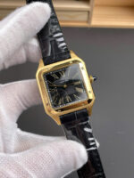 Cartier Santos-Dumont WGSA0077 Imitation Watches Men Leather Strap Black AF Factory 43.5×31.4mm - Image 2