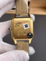 Cartier Santos-Dumont WGSA0077 Imitation Watches Men Leather Strap Black AF Factory 43.5×31.4mm - Image 8