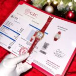 Cartier Santos Dumont WJSA0017 Red Copies Watches 18K Gold Wrapped + Diamonds Moissanite 33x38mm