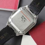 Cartier Santos Women Copies Watches Full Moissanite Diamonds Custom 35mm - Image 9