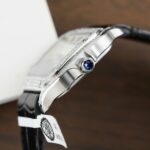 Cartier Santos Women-s Replica Watches Moissanite Diamonds Custom BV Factory 35.2mm - Image 7