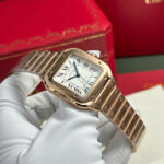 Cartier Santos Womens Replica Watch White Dial BV Factory 35.2mm - Image 4