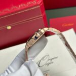 Cartier Santos Womens Replica Watch White Dial BV Factory 35.2mm - Image 8