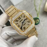 Cartier Santos Replica 1:1 Watch With Stone BV Factory 39.8mm - Image 2