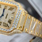 Cartier Santos Replica 1:1 Watch With Stone BV Factory 39.8mm - Image 5