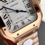 Cartier Santos Replica Watch Rose Gold BV Factory 39.8mm - Image 3