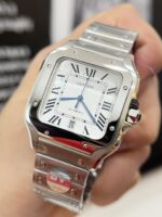 Cartier Santos WSSA0018 Replica 1:1 Watch White Dial 39.8mm - Image 4