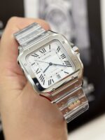 Cartier Santos WSSA0018 Replica 1:1 Watch White Dial 39.8mm - Image 2
