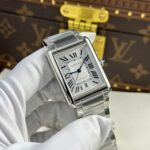 Cartier Tank Must Extra-Large Model Knock Off Watches White Dial Metal Wire AF Factory 31x41mm - Image 3