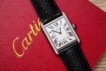 Cartier Fake Watch Tank Must W4TA0017 White Dial Leather Strap 33.7×25.5mm - Image 2