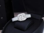 Cartier Santos Custom With Full Diamond Moissanite Hong Kong 35mm - Image 3