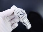 Cartier Santos Custom With Full Diamond Moissanite Hong Kong 35mm - Image 5