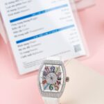 Franck Muller V32 Replica Watches Custom Diamonds Moissanite ABF Factory 36mm