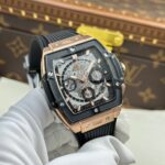 Hublot Spirit Of Big Bang King Gold Replica Watch Bezel Black Ceramic BBF Factory 42mm - Image 3