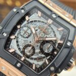 Hublot Spirit Of Big Bang King Gold Replica Watch Bezel Black Ceramic BBF Factory 42mm - Image 5