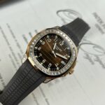 Patek Philippe Aquanaut 5167R Replica Watch Gold Wrapped Moissanite 40mm - Image 2